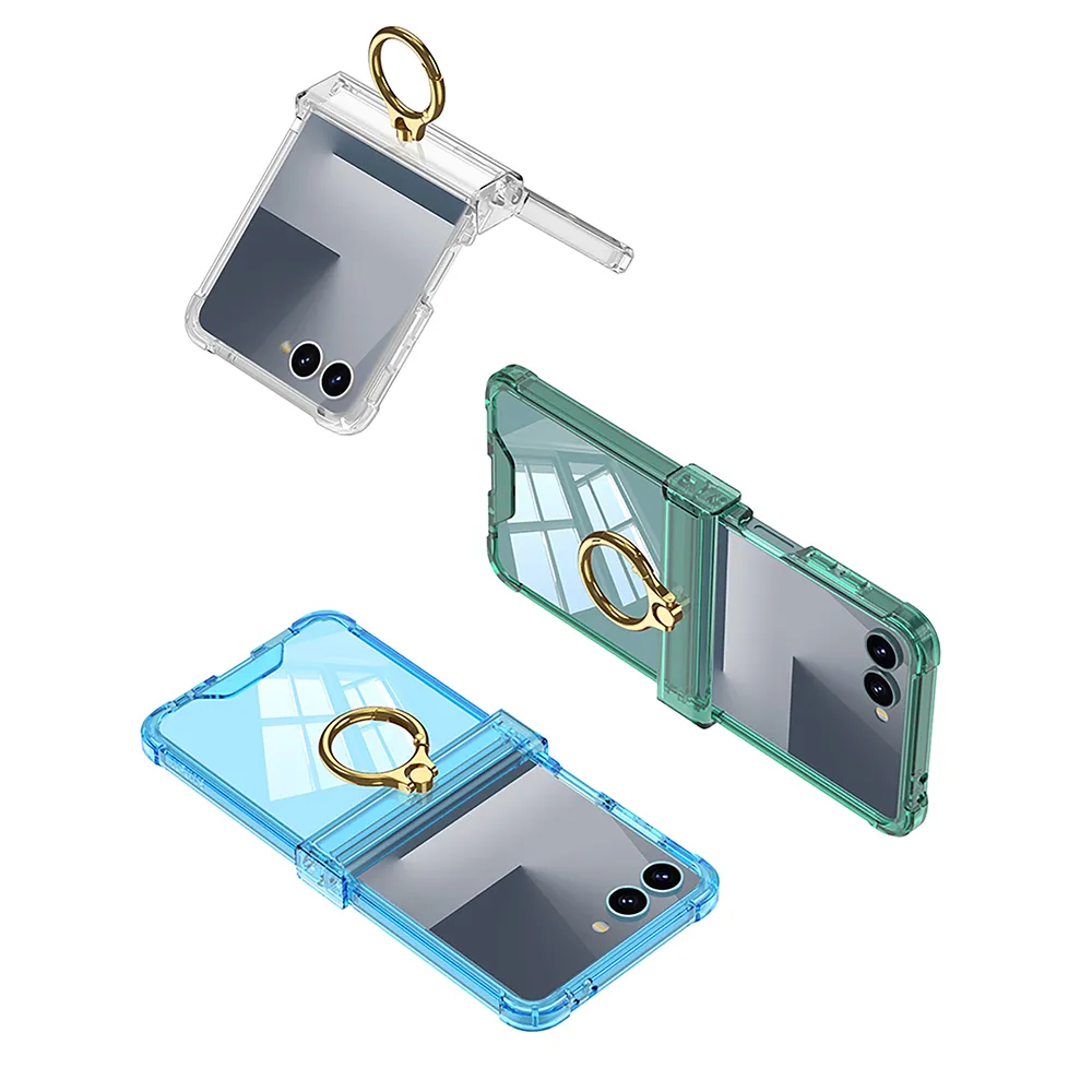 Futrola RING LINES II za Samsung F751B Galaxy Z Flip 7 5G ljubicasta (GKK case)
