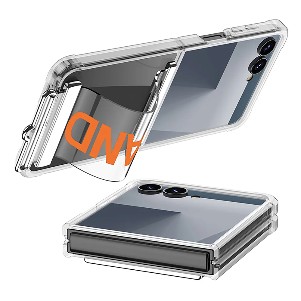 Futrola CLEAR STRAP za Samsung F751B Galaxy Z Flip 7 5G bela (GKK case)