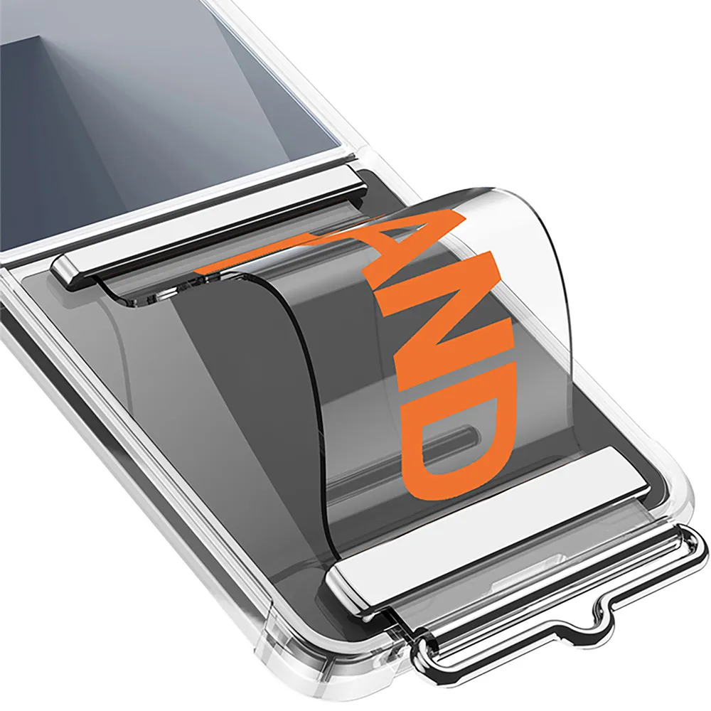 Futrola CLEAR STRAP za Samsung F751B Galaxy Z Flip 7 5G bela (GKK case)