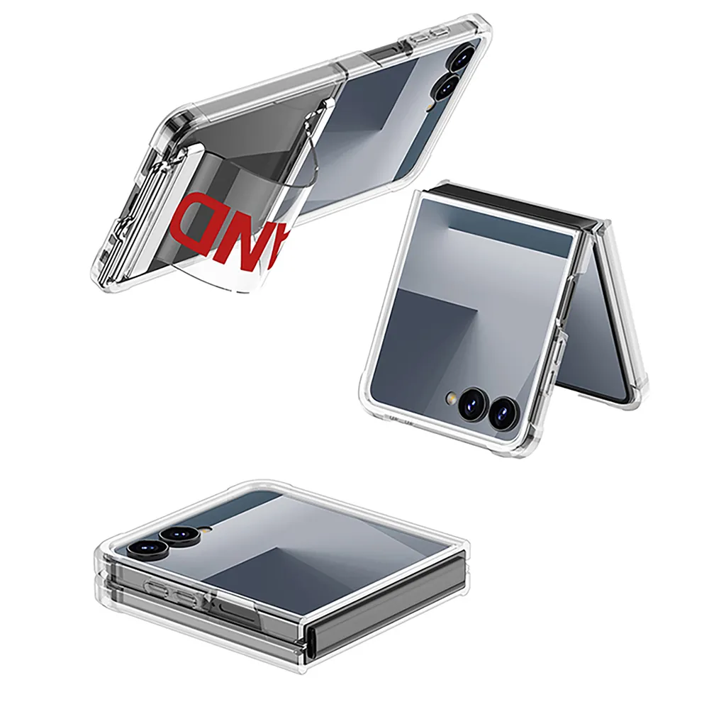 Futrola CLEAR STRAP za Samsung F751B Galaxy Z Flip 7 5G crna (GKK case)