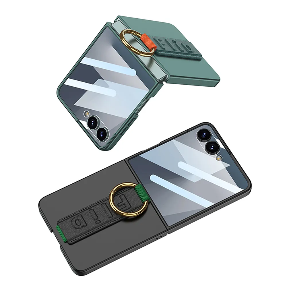 Futrola STRAP RING CASE za Samsung F751B Galaxy Z Flip 7 5G zelena (GKK case)