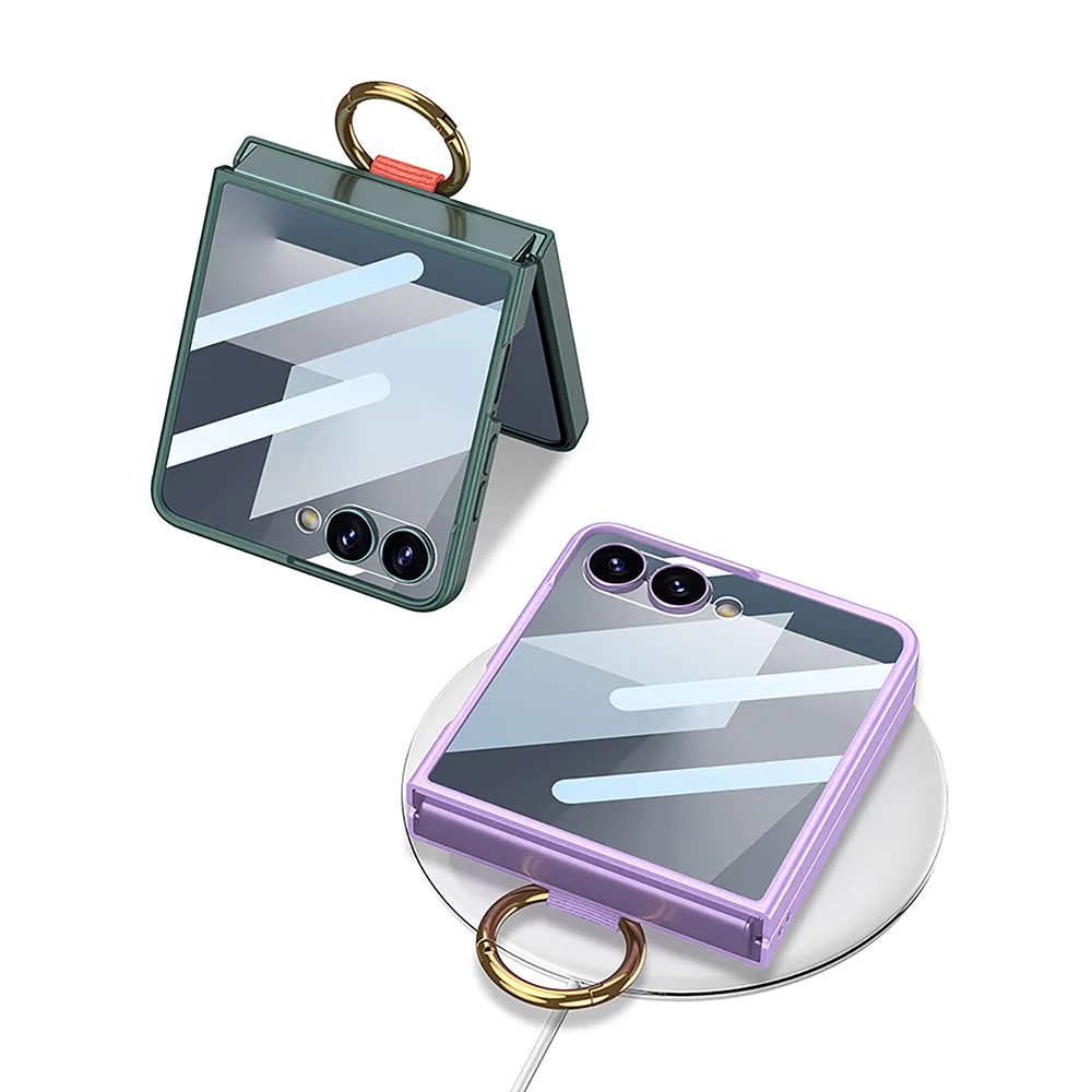 Futrola STRAP RING CASE za Samsung F751B Galaxy Z Flip 7 5G zelena (GKK case)