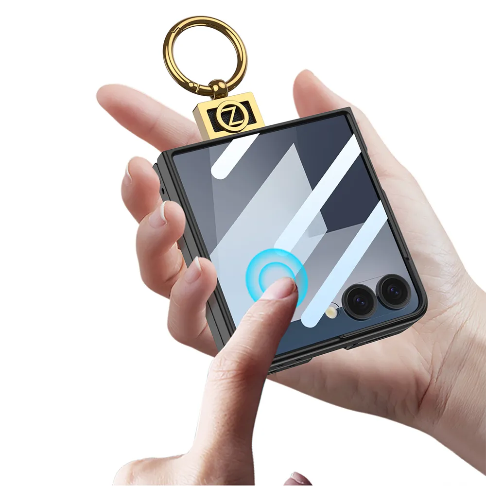 Futrola Z-RING CASE za Samsung F751B Galaxy Z Flip 7 5G titanijum (GKK case)
