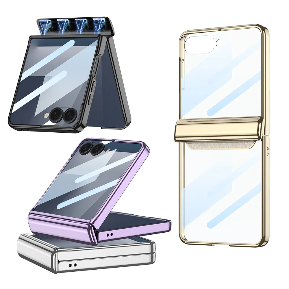 Futrola LINES II za Samsung F751B Galaxy Z Flip 7 5G ljubicasta (GKK case)