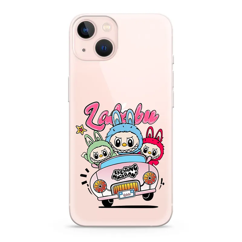 Futrola ULTRA TANKI PRINT CLEAR za iPhone 13 (6.1) LBB004