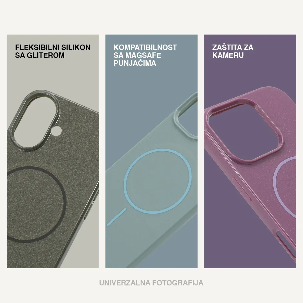 Futrola JELLY MagSafe II za iPhone 17 (6.3) crna