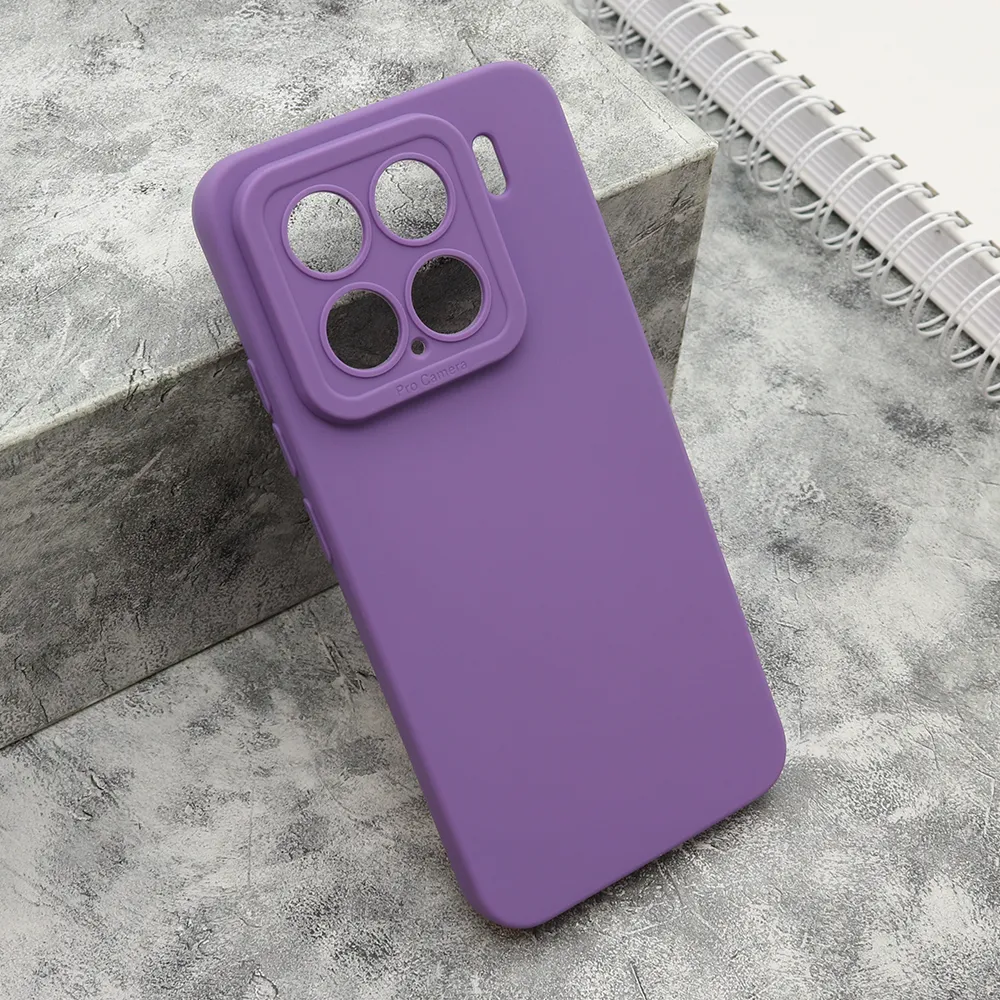 Futrola Silikon Pro Camera za Xiaomi 15 ljubicasta