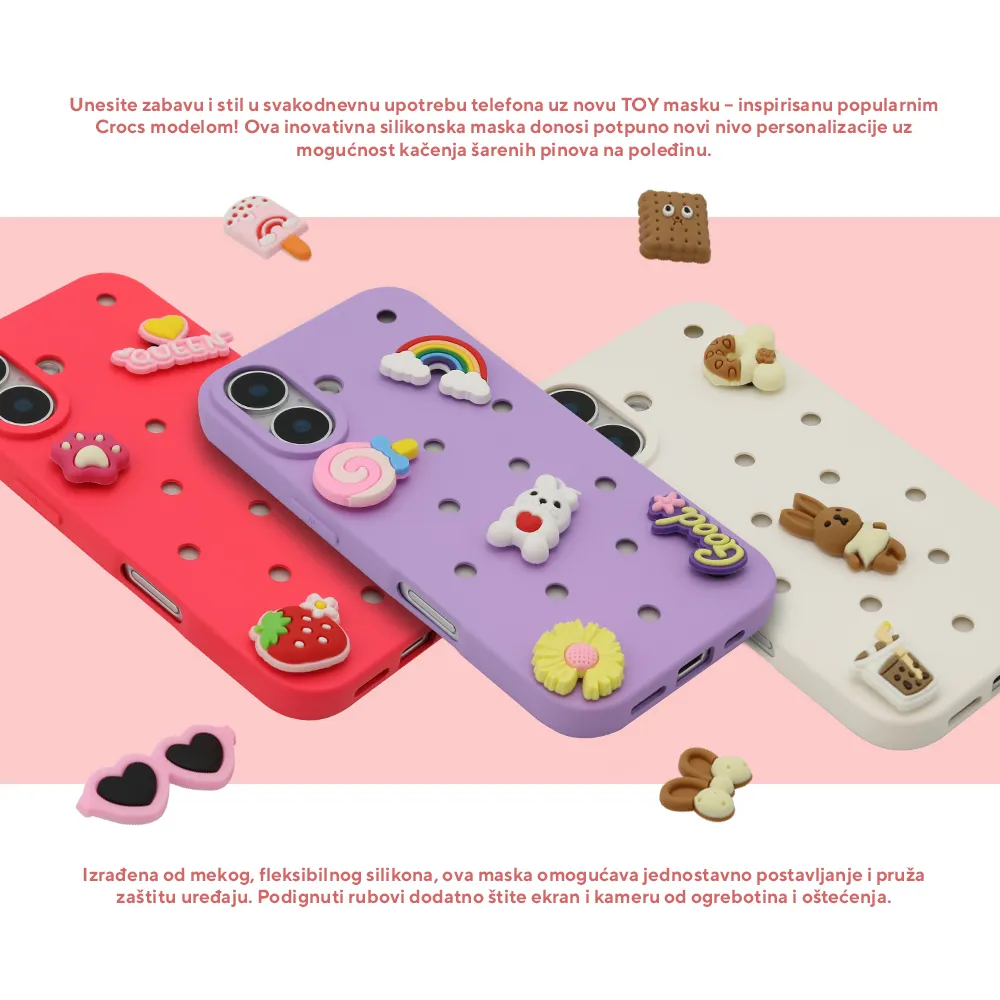Futrola TOY za iPhone 13 (6.1) pink