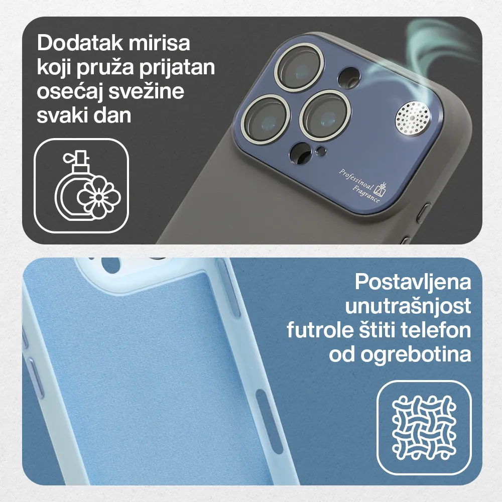 Futrola PASTEL DREAMS MagSafe za iPhone 15 Pro (6.1) plava