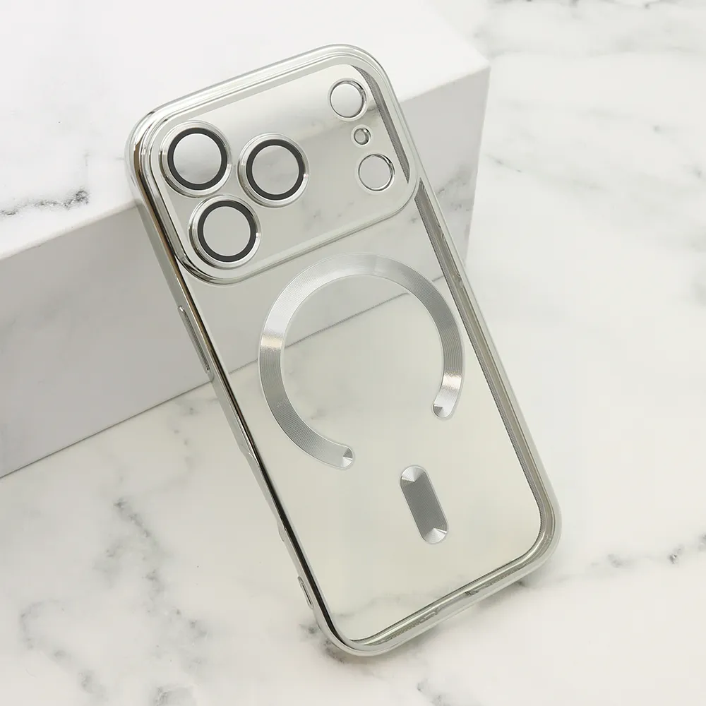 Futrola CAMERA PROTECT MAGSAFE II za iPhone 17 Pro (6.3) srebrna
