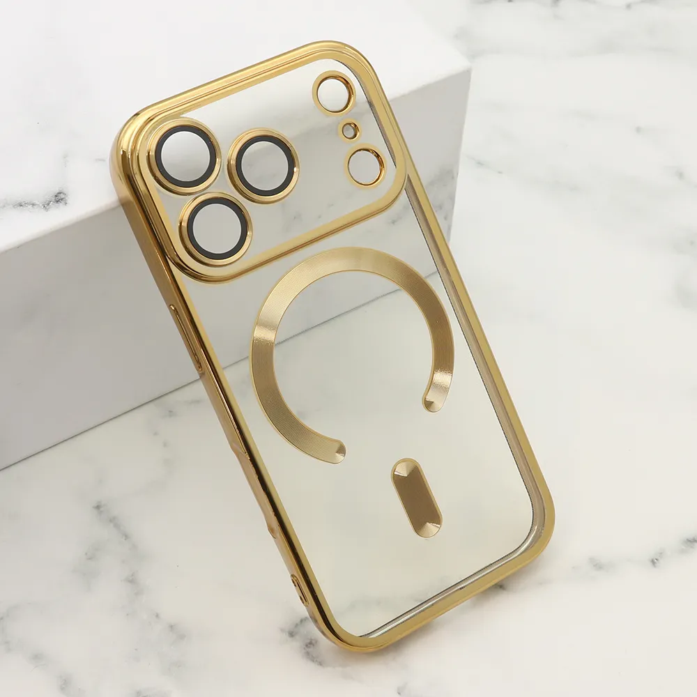 Futrola CAMERA PROTECT MAGSAFE II za iPhone 17 Pro (6.3) zlatna