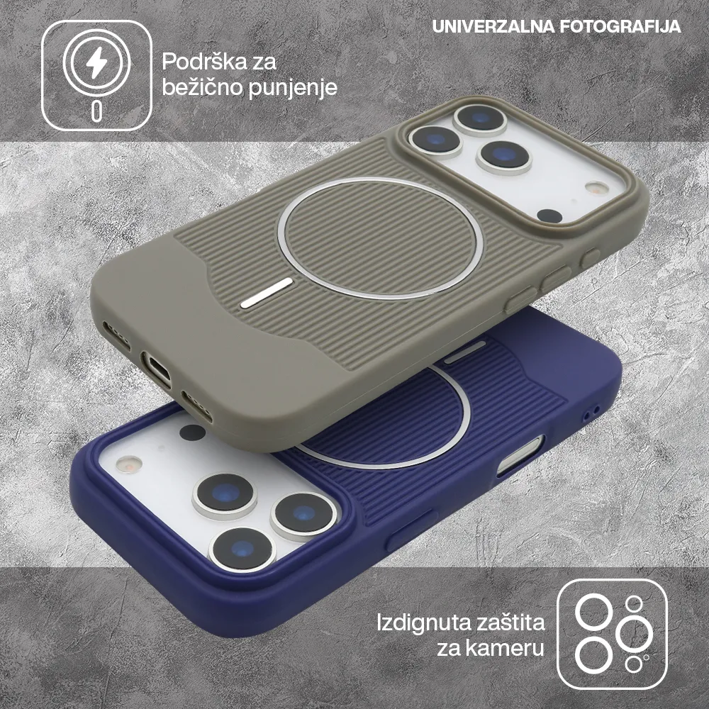 Futrola URBAN EDGE Magsafe za iPhone 17 (6.3) plava