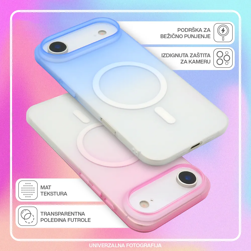 Futrola ColorWhisper Magsafe za iPhone 17 AIR (6.6) roze