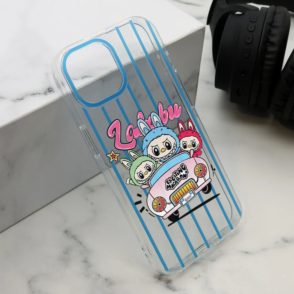 Futrola PRINT PARTY za iPhone 15 (6.1) plava LBB004