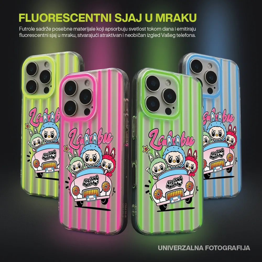 Futrola PRINT PARTY za iPhone 15 Pro (6.1) pink LBB004