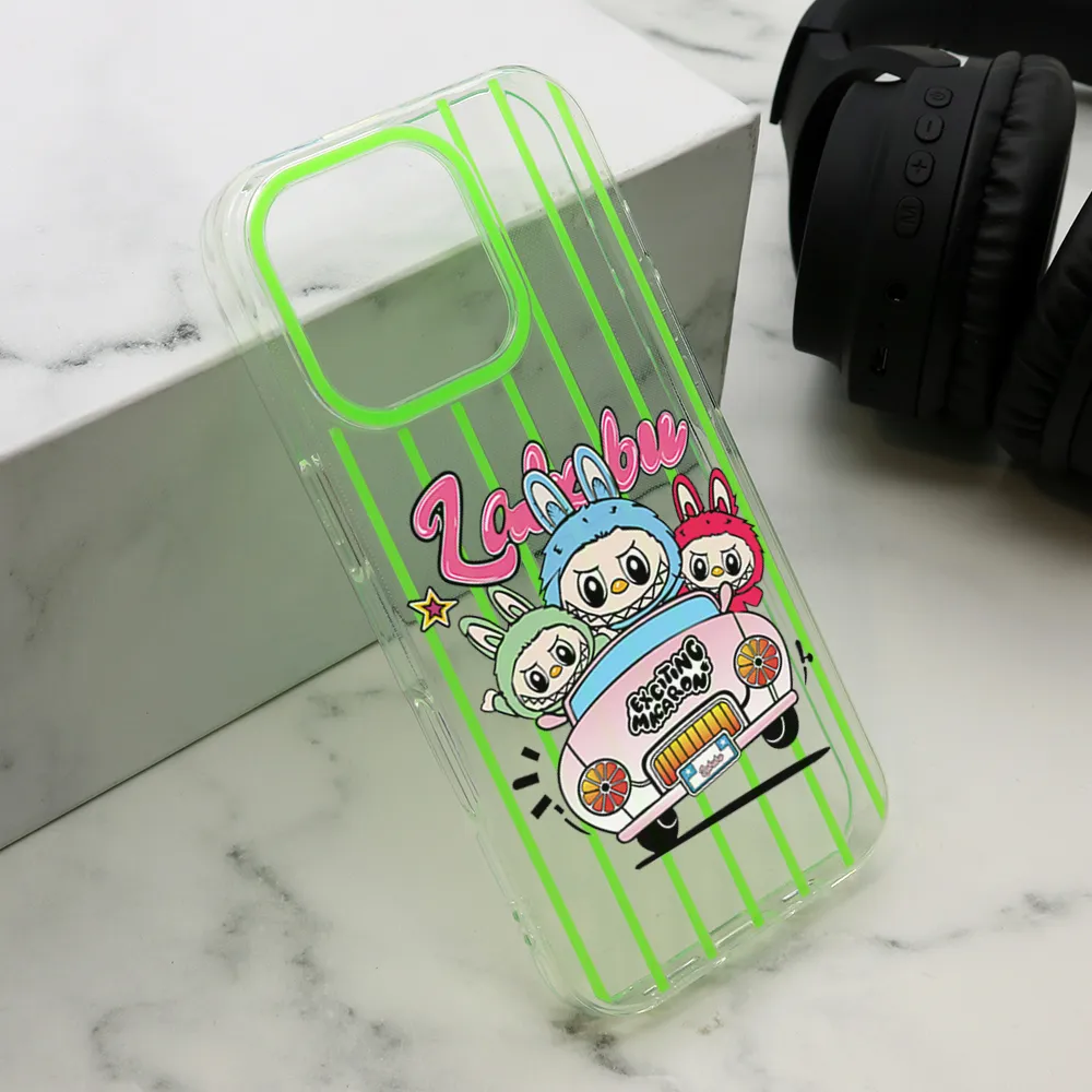 Futrola PRINT PARTY za iPhone 16 Pro (6.3) zelena LBB004