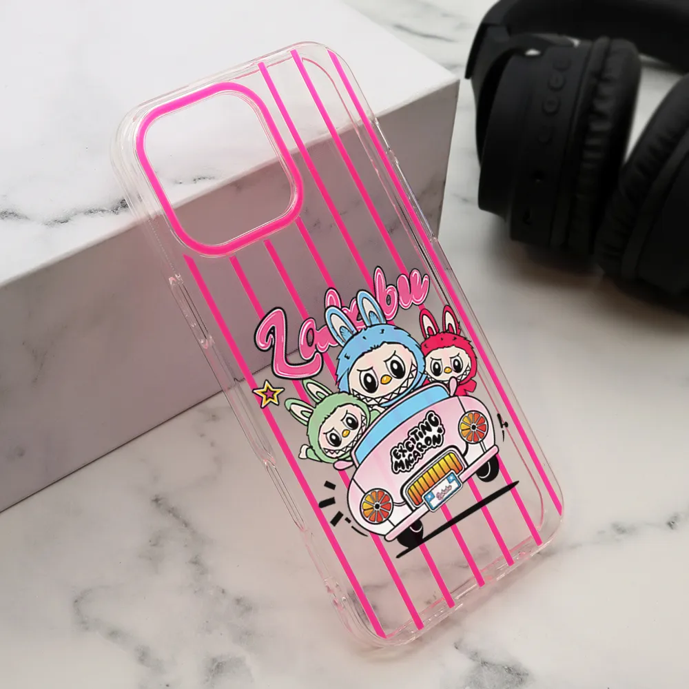 Futrola PRINT PARTY za iPhone 16 Pro Max (6.9) pink LBB004