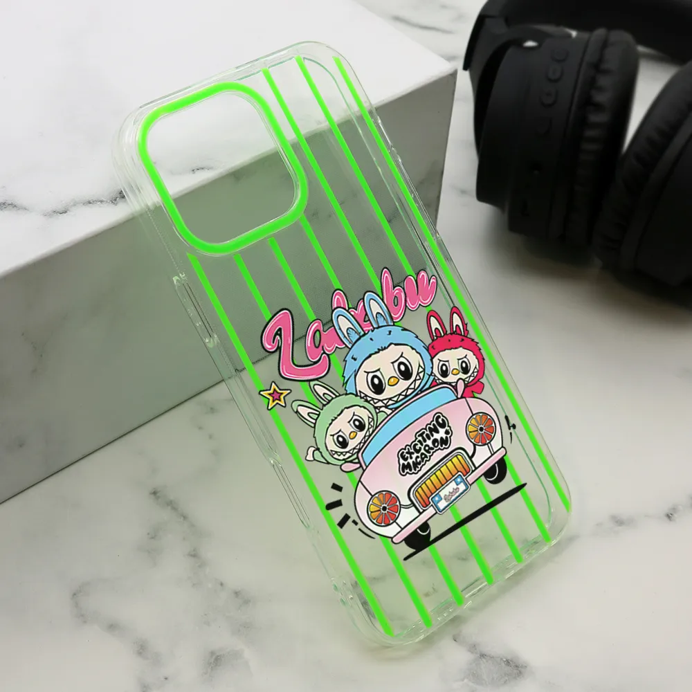 Futrola PRINT PARTY za iPhone 16 Pro Max (6.9) zelena LBB004