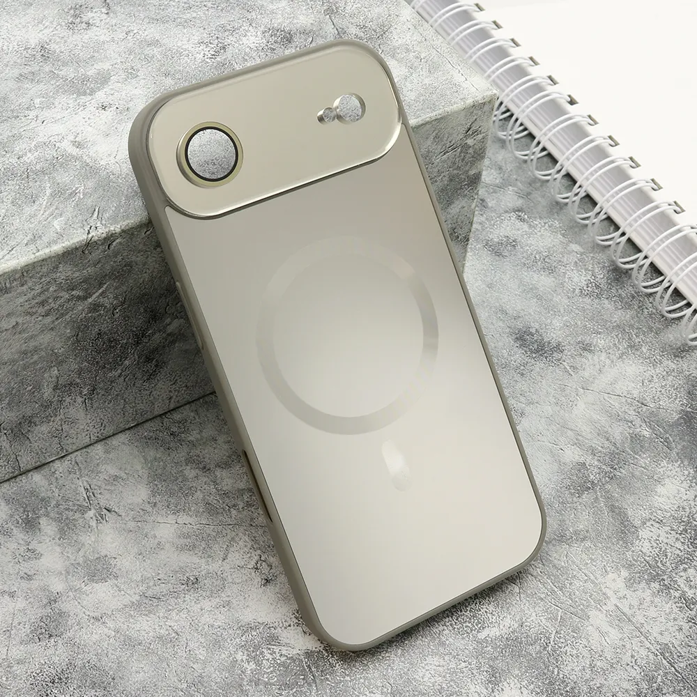 Futrola COLOR METAL Magsafe za iPhone 17 AIR (6.6) siva