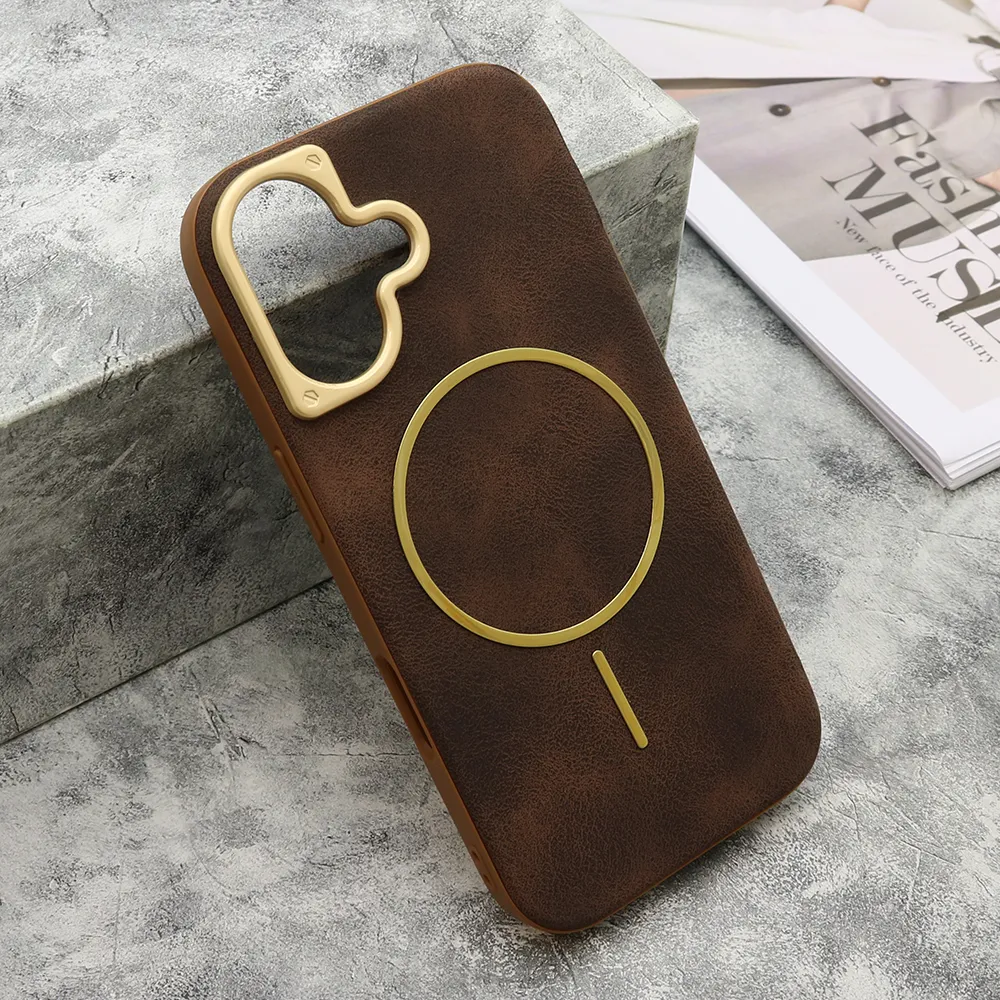 Futrola LUX SKIN MagSafe za iPhone 17 (6.3) bronza