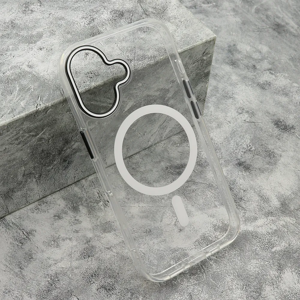 Futrola COLOR RING MagSafe za iPhone 17 (6.3) bela