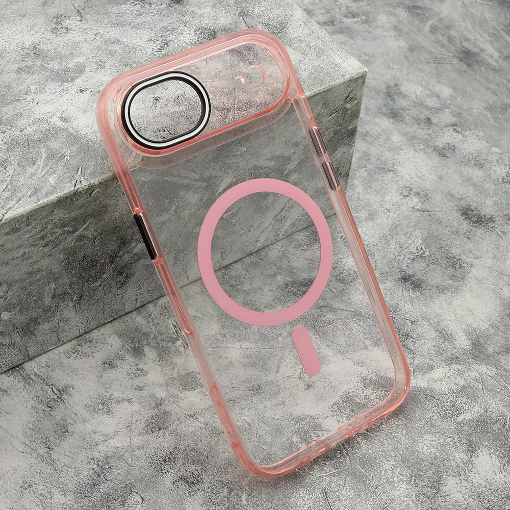 Futrola COLOR RING MagSafe za iPhone 17 AIR (6.6) roze