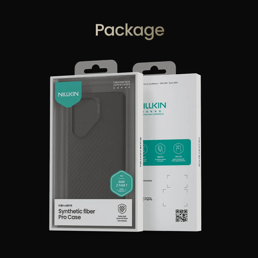 Futrola NILLKIN Synthetic Fiber Pro Magnetic case za Samsung F966B Galaxy Z Fold 7 5G crna