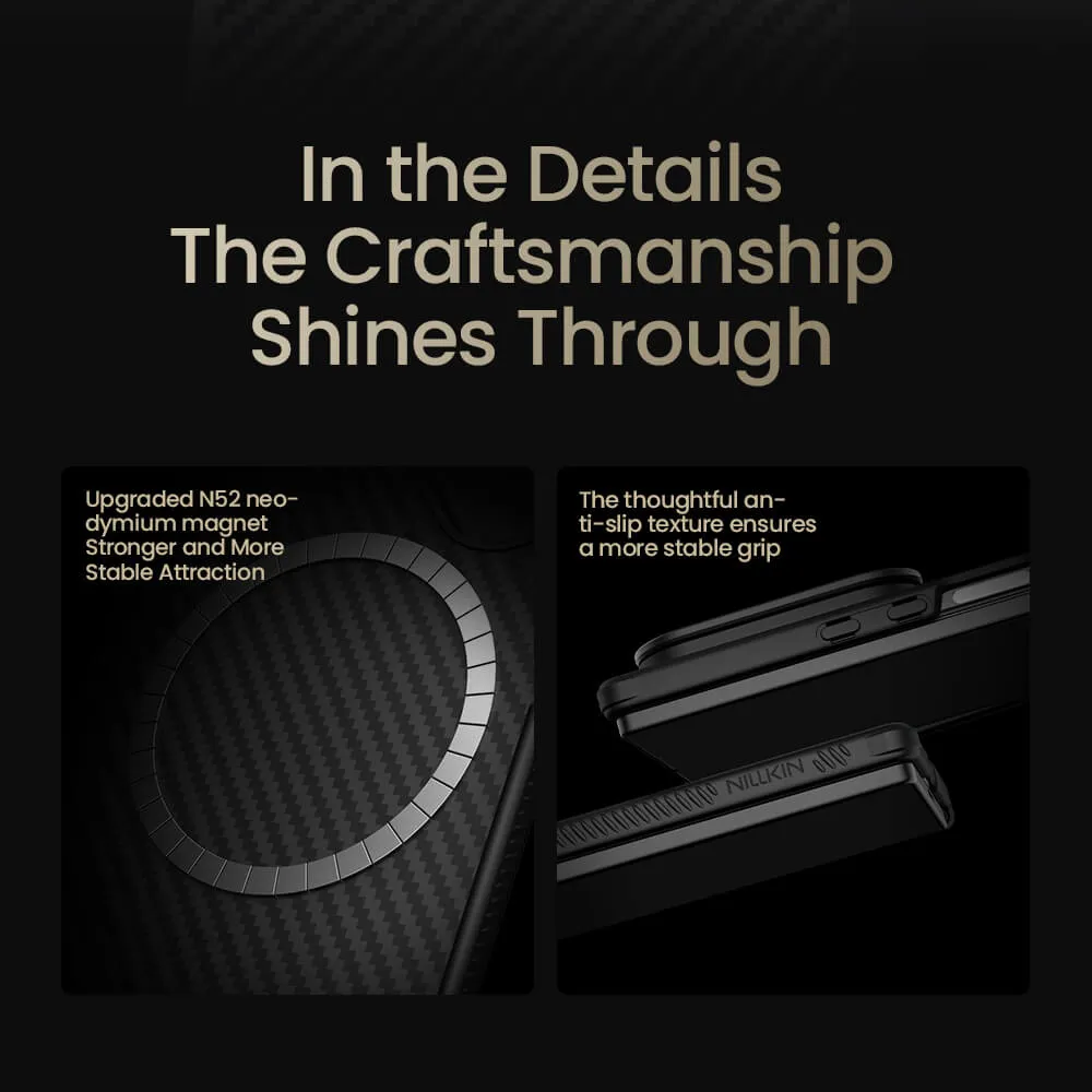 Futrola NILLKIN Carboprop magnetic case za Samsung F966B Galaxy Z Fold 7 5G crna