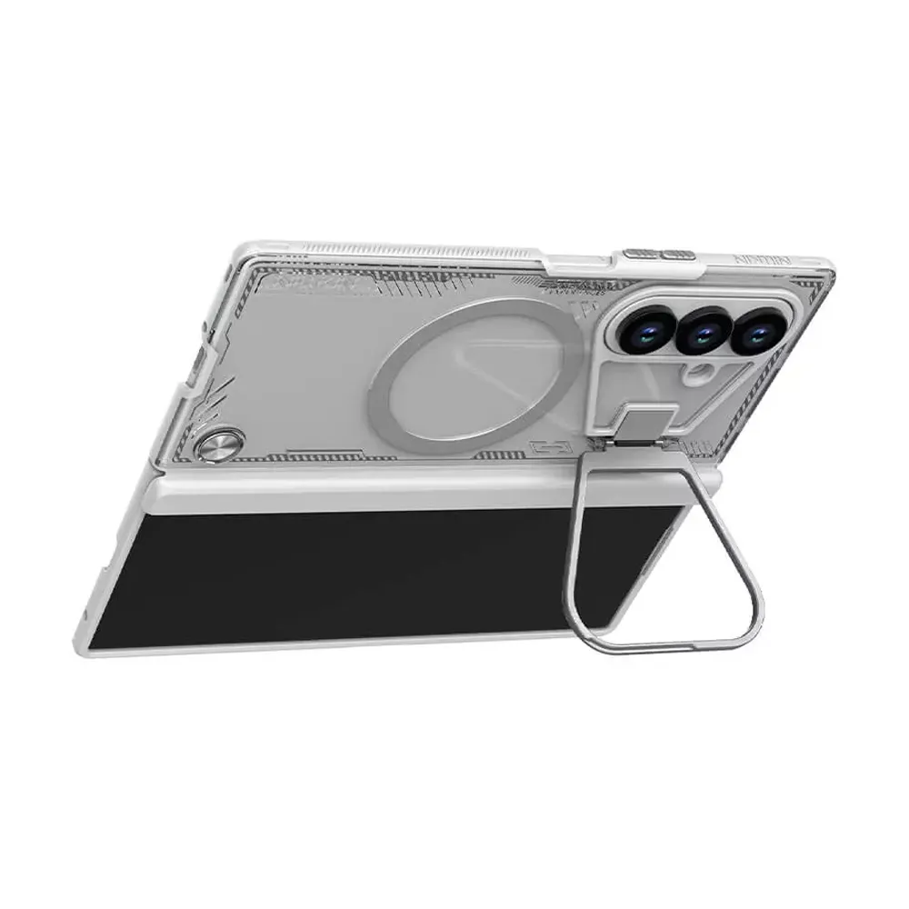 Futrola NlLLKlN lceblade Prop magnetic case za Samsung F9668 Galaxy Z Fold 7 5G bela