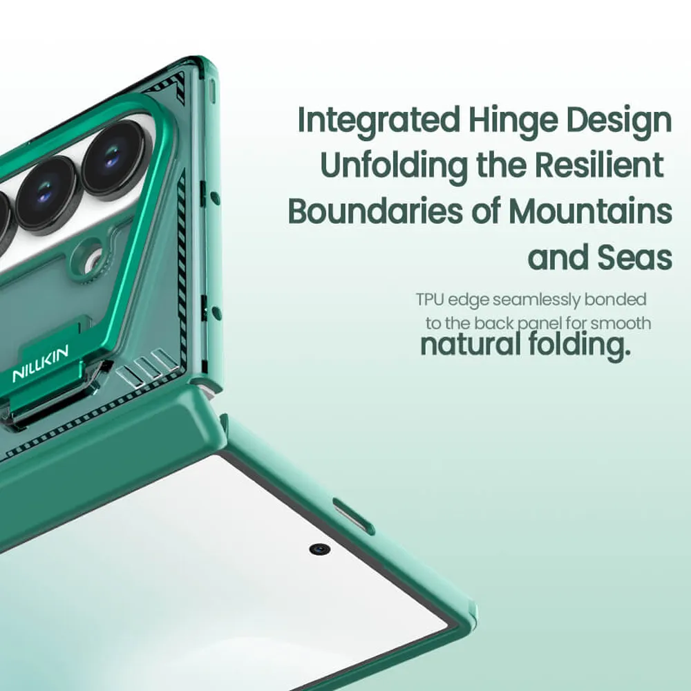 Futrola NlLLKlN lceblade Prop magnetic case za Samsung F9668 Galaxy Z Fold 7 5G bela