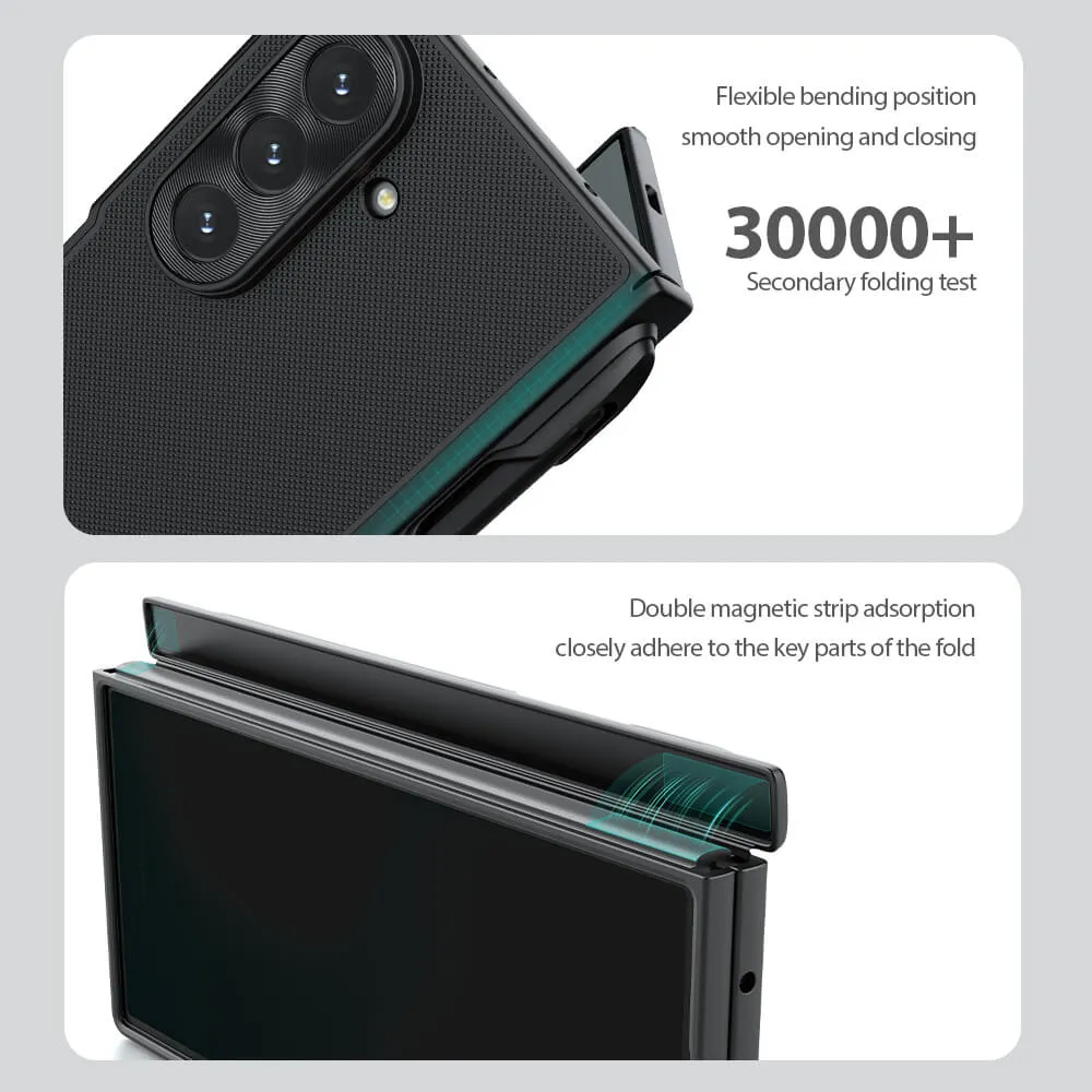Futrola NILLKIN Frosted Shield Fold Magnetic case za Samsung F966B Galaxy Z Fold 7 5G (with pen) crna