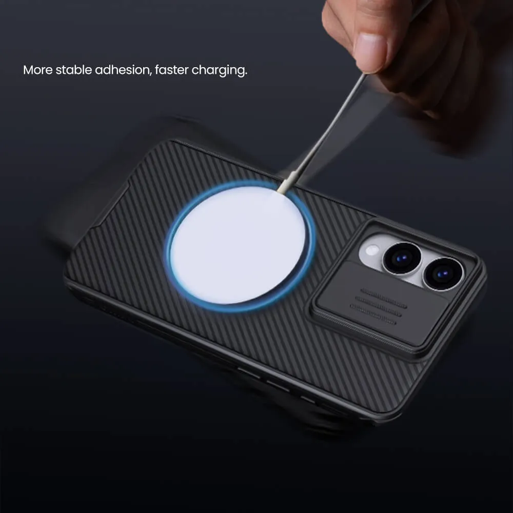 Futrola Nillkin Cam Shield Pro Magnetic za Samsung S937B Galaxy S25 Edge 5G crna