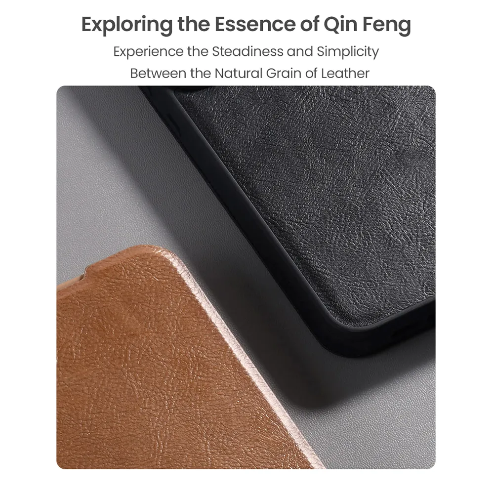 Futrola NILLKIN QIN Pro za Samsung S937B Galaxy S25 Edge 5G crna