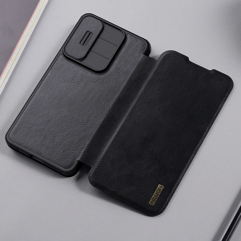 Futrola NILLKIN QIN Pro za Samsung S937B Galaxy S25 Edge 5G crna