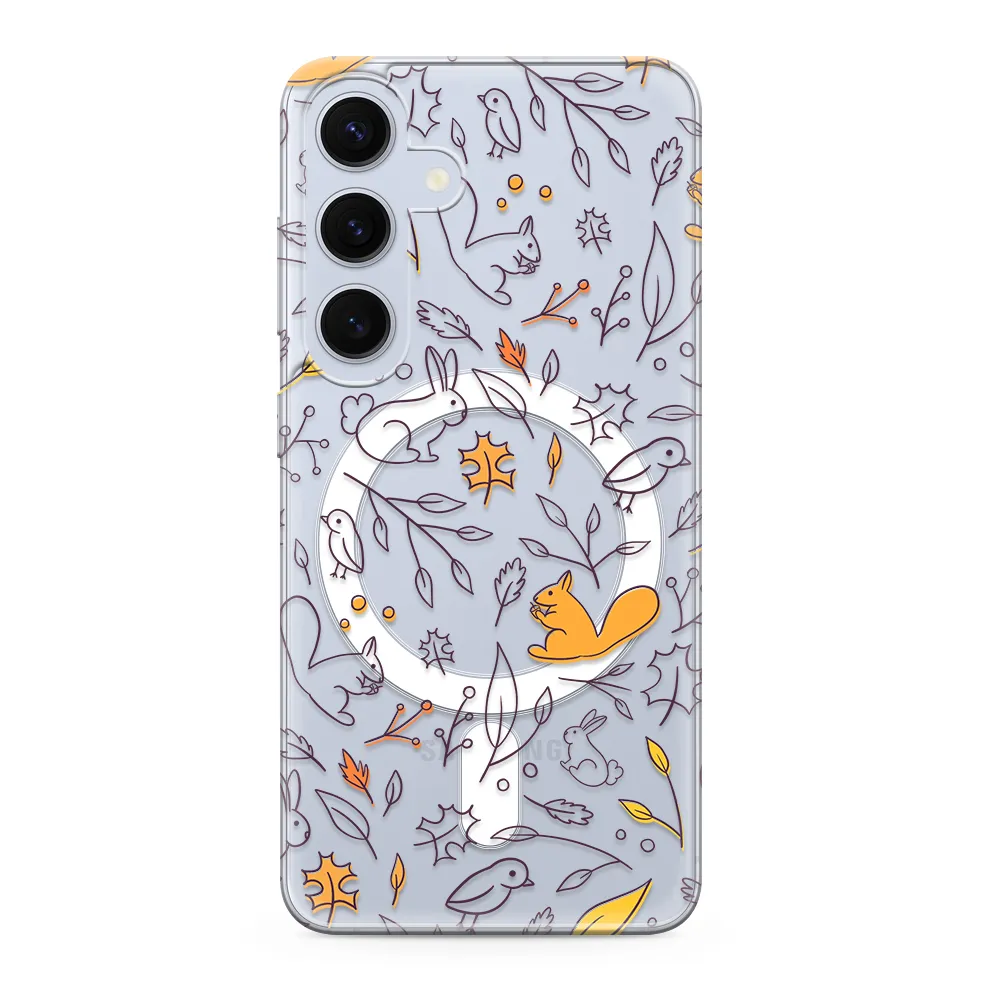 Futrola silikonska PRINT MagSafe za Samsung S921B Galaxy S24 5G autumn