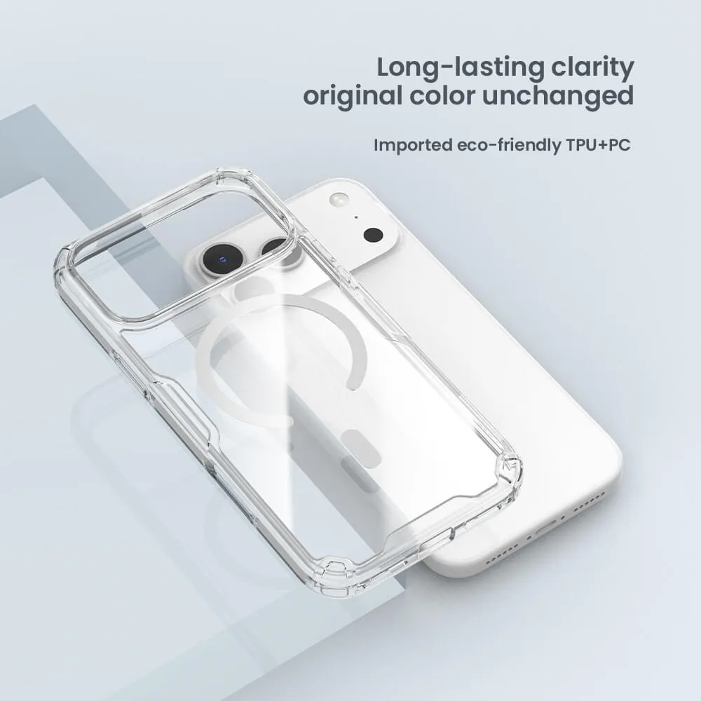 Futrola NILLKIN Nature Pro Magnetic za iPhone 17 Pro Max (6.9) bela