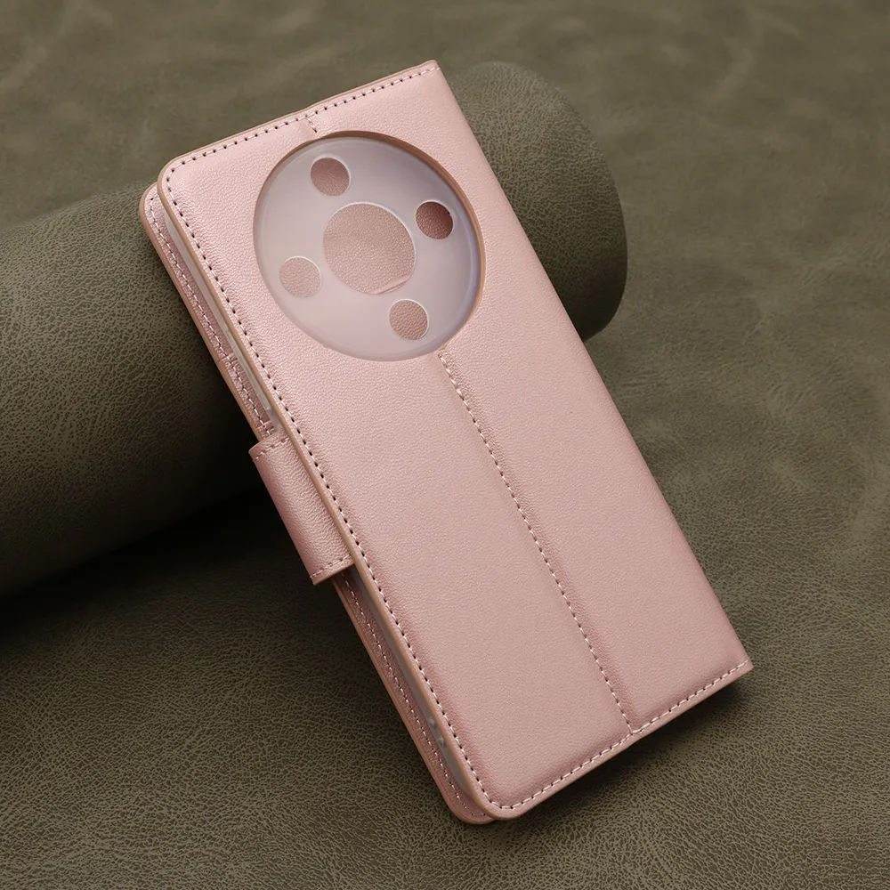 Futrola BI FOLD HANMAN II za Honor Magic 8 lite svetlo roze