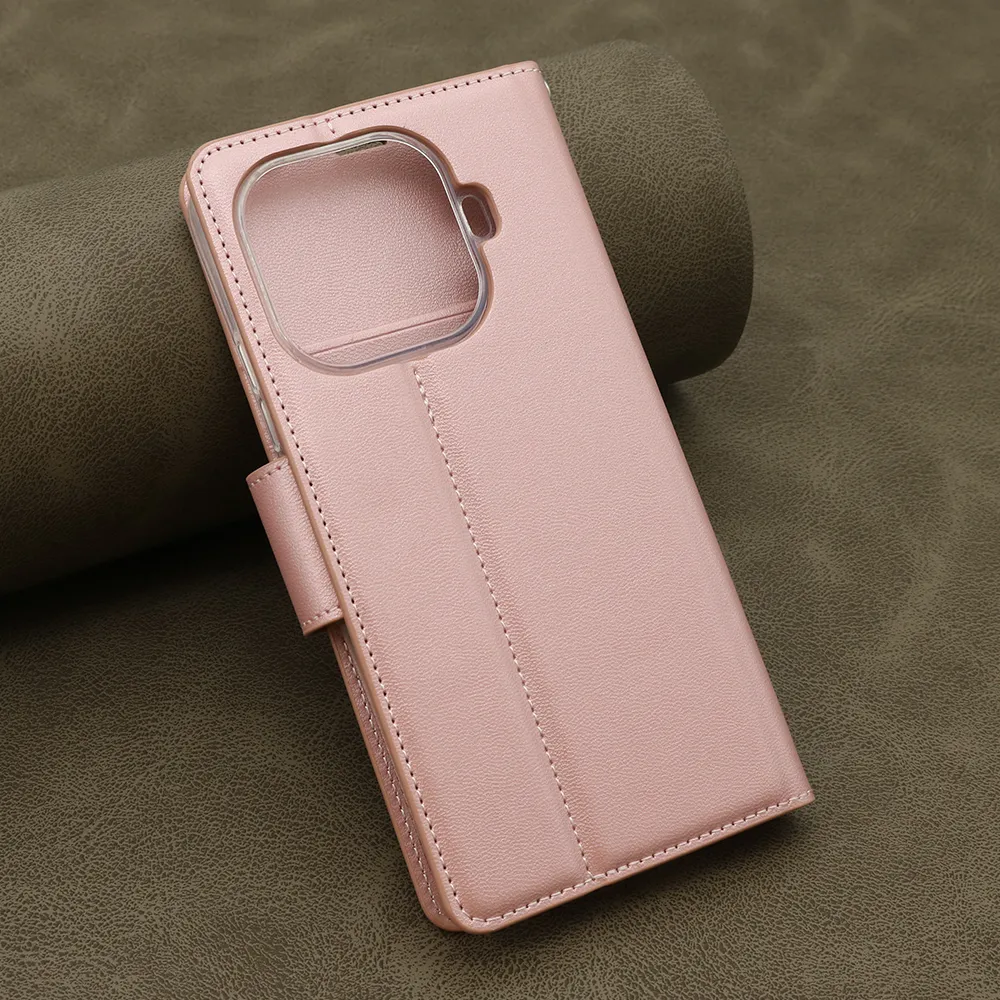 Futrola BI FOLD HANMAN II za Xiaomi 15T svetlo roze