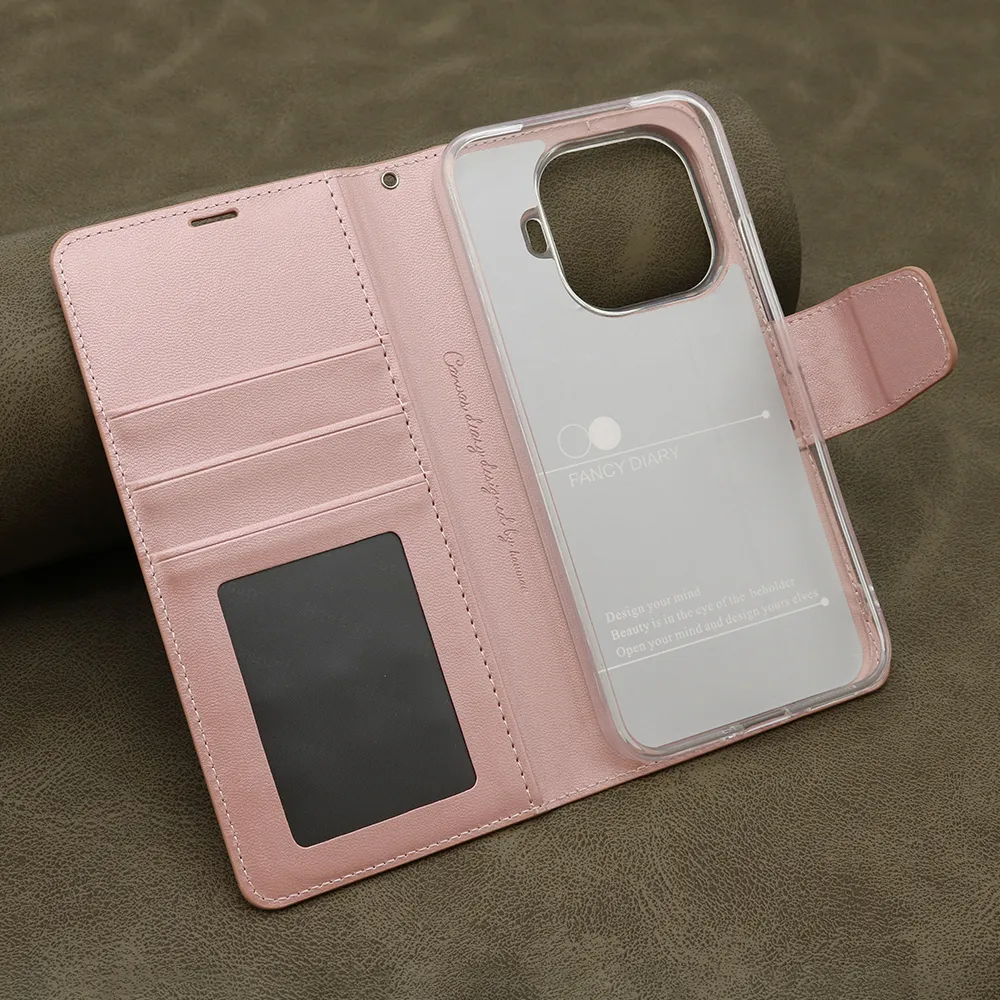 Futrola BI FOLD HANMAN II za Xiaomi 15T Pro svetlo roze