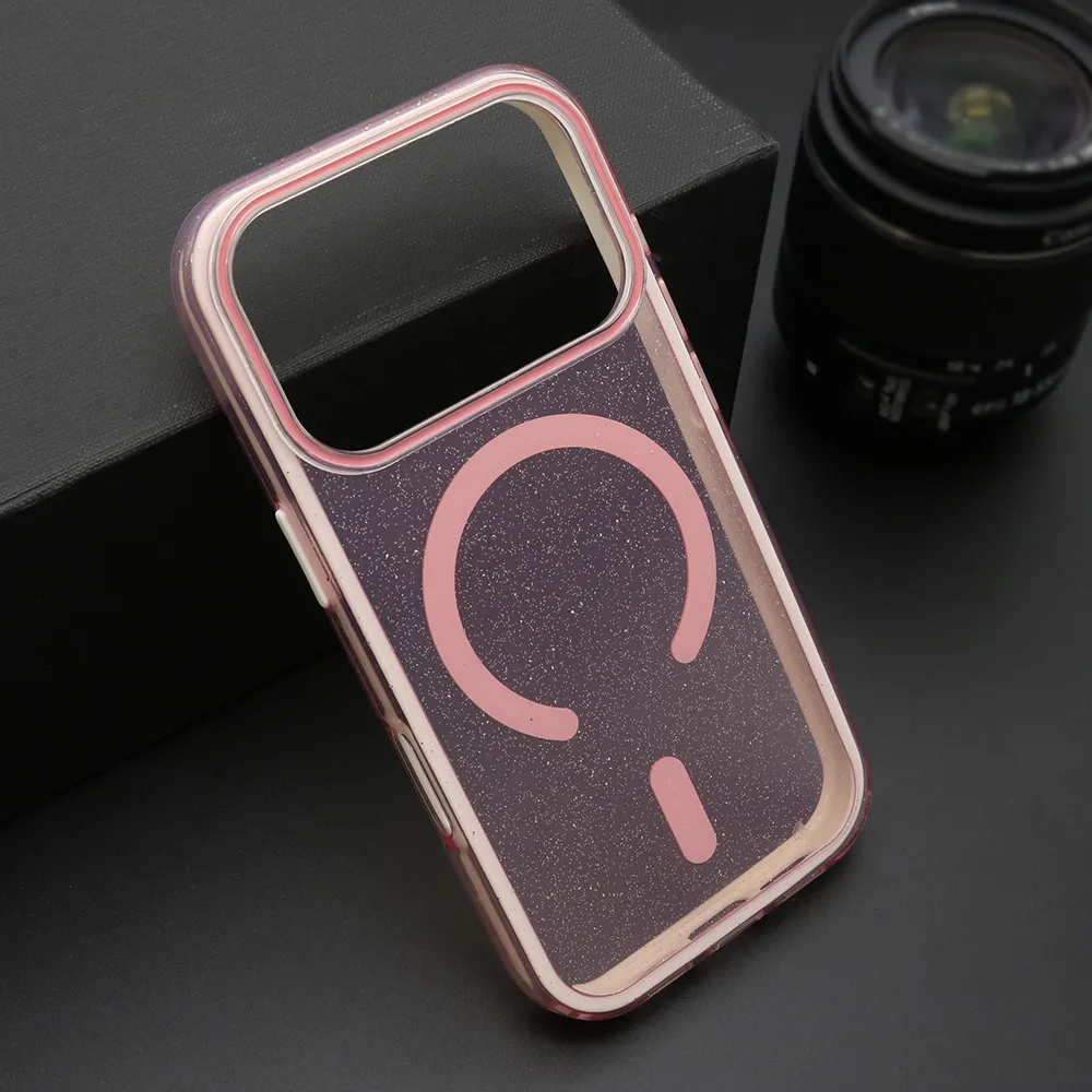 Futrola CRYSTAL MagSafe za iPhone 17 Pro (6.3) roze
