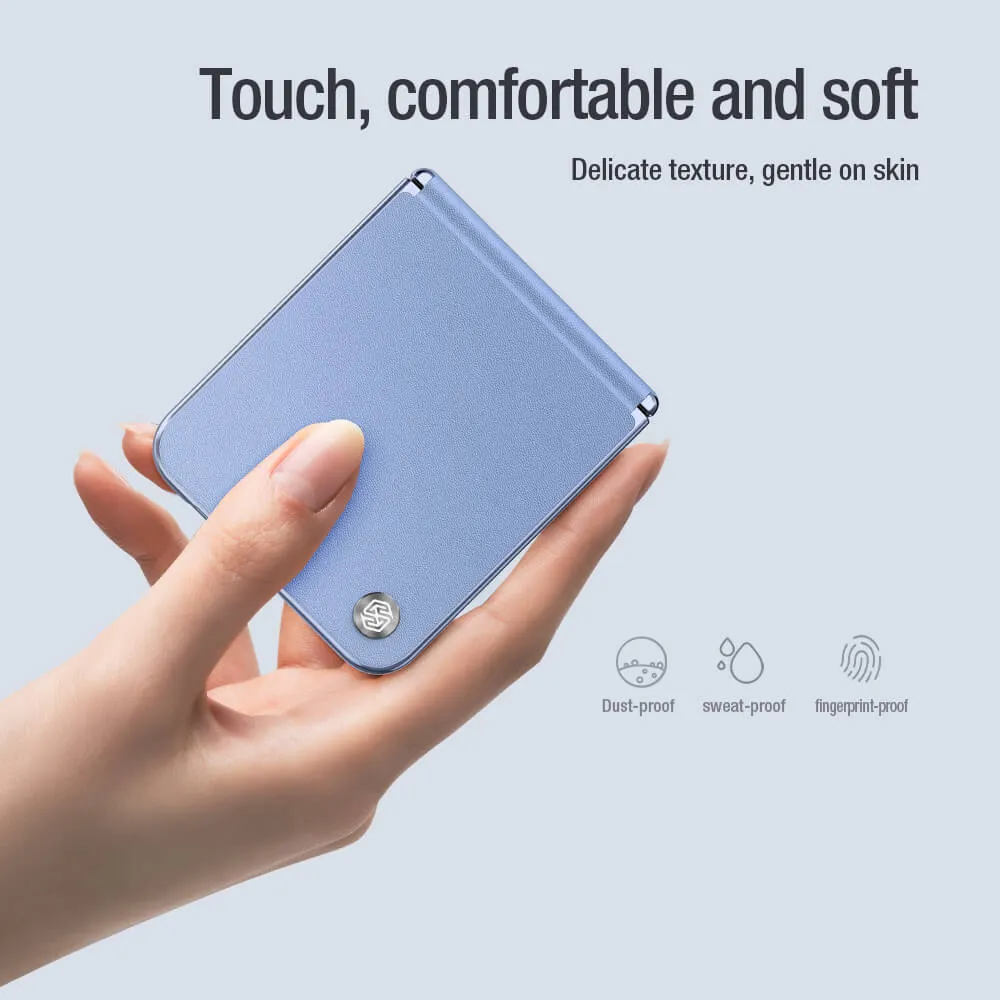 Futrola Nillkin Cam Shield Leather Case za Samsung F741B/F761B Galaxy Z Flip 6 5G/Z Flip 7 FE 5G crna