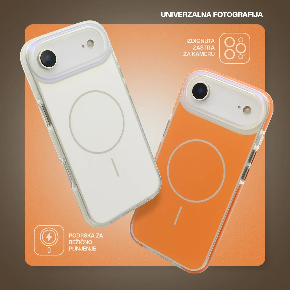 Futrola AMBER RING MagSafe za iPhone 17 (6.3) bela
