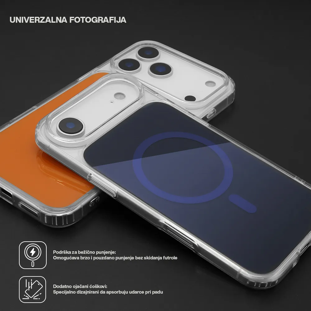 Futrola AMBER COLOR MagSafe za iPhone 17 Pro (6.3) bela