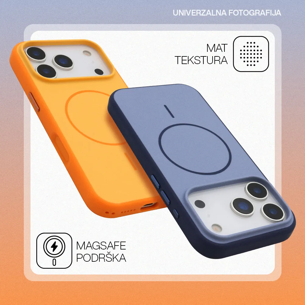 Futrola CHROME MagSafe za iPhone 17 (6.3) bela