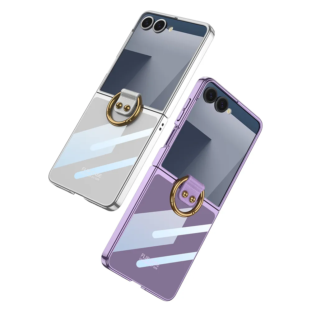 Futrola RING LINES za Samsung F751B Galaxy Z Flip 7 5G ljubicasta (GKK case)