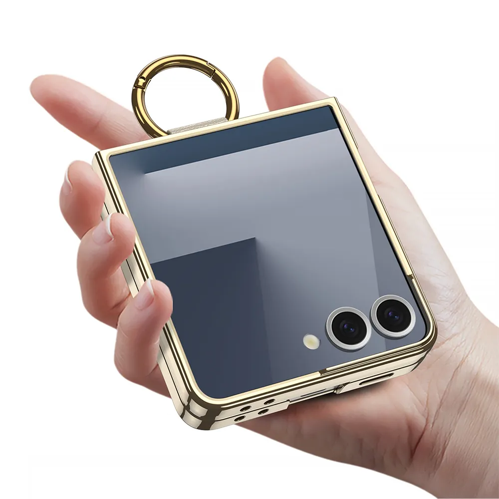 Futrola RING LINES za Samsung F751B Galaxy Z Flip 7 5G ljubicasta (GKK case)