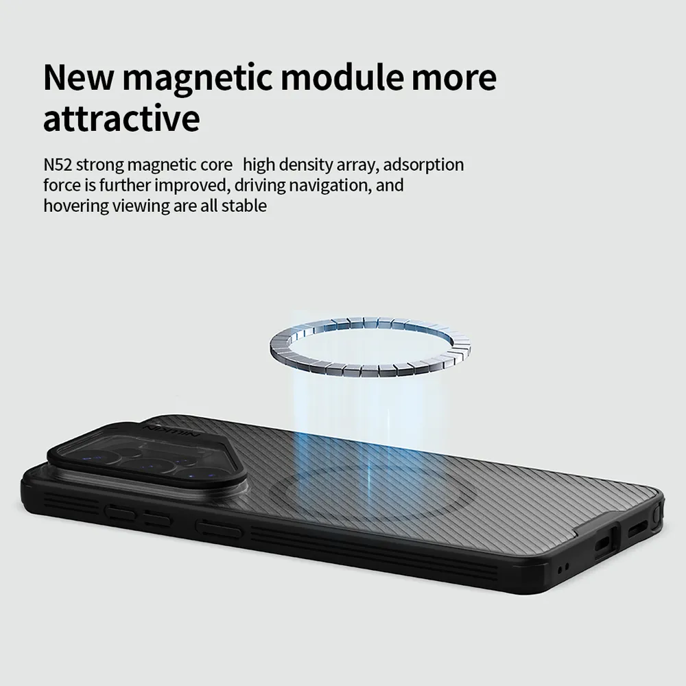 Futrola Nillkin Camshield Prop magnetic za Samsung S948B Galaxy S26 Ultra 5G providno crna