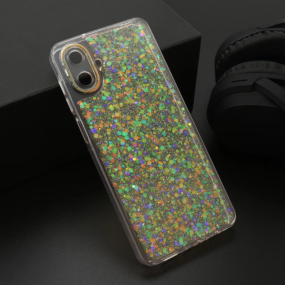 Futrola CRYSTAL GLOW za Samsung A075F Galaxy A07 narandzasta