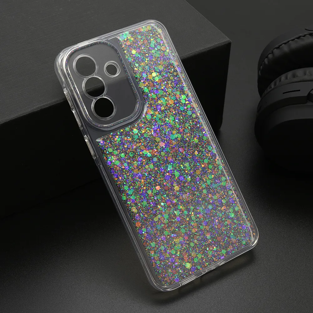 Futrola CRYSTAL GLOW za Samsung A576B Galaxy A57 5G srebrna