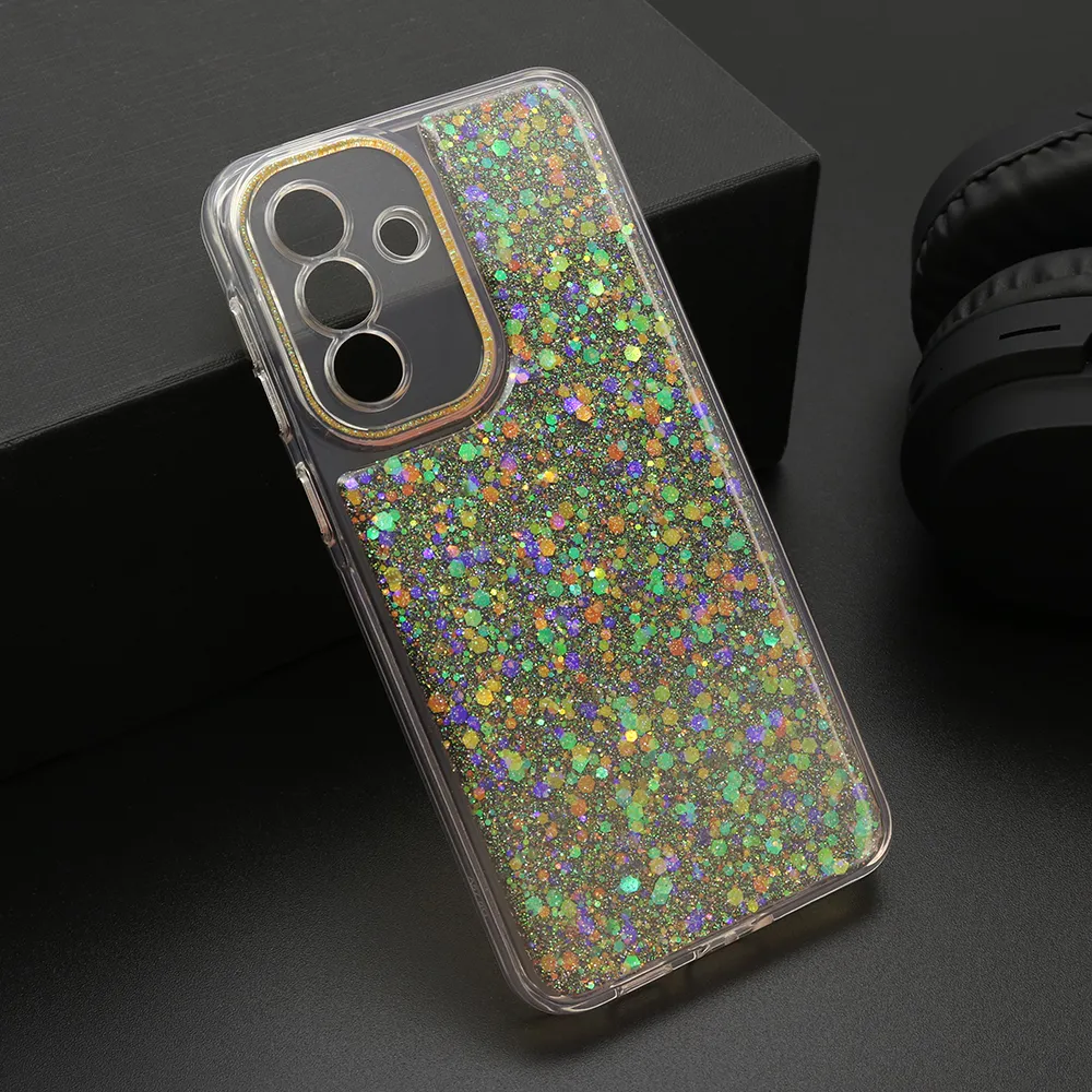 Futrola CRYSTAL GLOW za Samsung A576B Galaxy A57 5G narandzasta